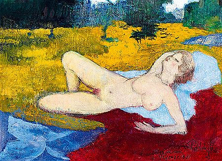 My First Leda (Nude in Landscape), 1911