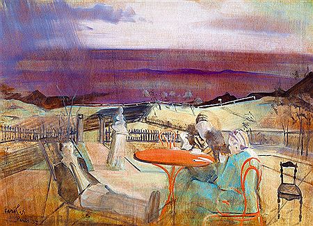 In the Garden, 1937 by Istvan Farkas - Auction record, sale price, and art valuation. Compare with similar artists and explore comparable artworks.