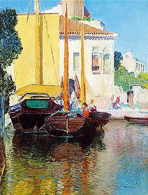 Sailing Boats in Venice