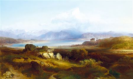 Landscape with a Lake, 1870
