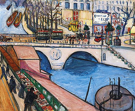 Sample artwork by Lajos Tihanyi (1885 - 1938), known for post impressionist, cubist and expressionist painting, lithography - View similar artists and auction records