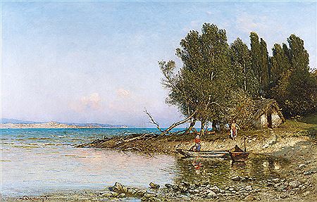 Sample artwork by Janos Valentiny (1842 - 1902), known for painting - View similar artists and auction records