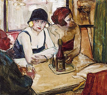 Cafe in Paris, 1930s