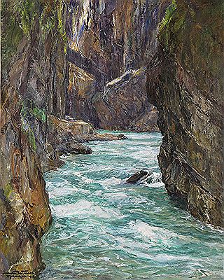 Die Partnachklamm bei Partenkirchen