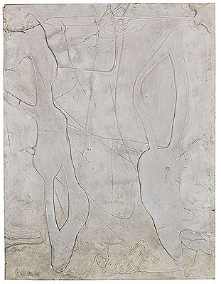 Ohne Titel (Relief-Gemälde). 1954.