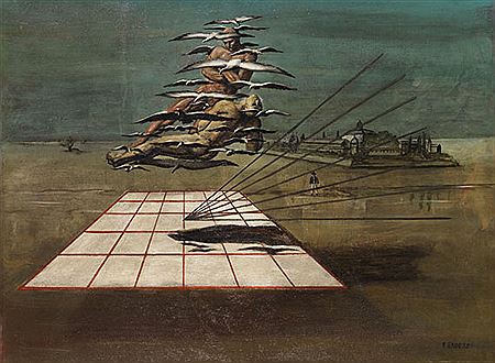 Mit den Vögeln (Entschwebend), 1932 by Edgar Ende - Auction record, sale price, and art valuation. Compare with similar artists and explore comparable artworks.