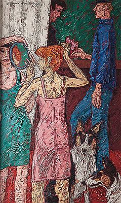 "Mädchen mit Hunden" by Gregor Krauskopf - Auction record, sale price, and art valuation. Compare with similar artists and explore comparable artworks.