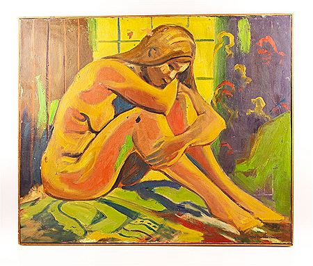 "Golden Nude" by Floyd Copeland Chandler - Auction record, sale price, and art valuation. Compare with similar artists and explore comparable artworks.