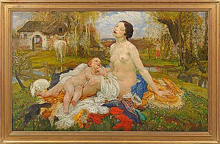 Jarni Pisen by Jacub Obrovsky - Auction record, sale price, and art valuation. Compare with similar artists and explore comparable artworks.