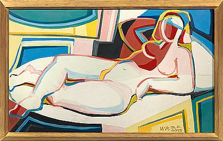 Sample artwork by Wilhelm Hoffmeister (1908 - 1991), known for painting - View similar artists and auction records