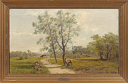 Sommerlandschaft by Karl Carl Wahler - Auction record, sale price, and art valuation. Compare with similar artists and explore comparable artworks.