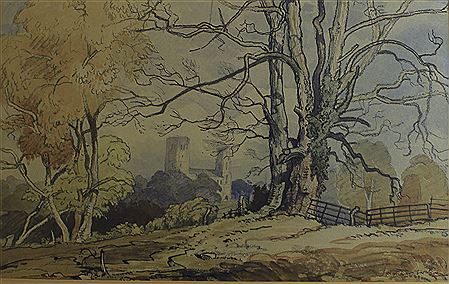 "Trees near Wymondham" by James Fletcher Watson - Auction record, sale price, and art valuation. Compare with similar artists and explore comparable artworks.