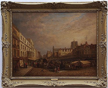 The Flower Market, Norwich by David Hodgson - Auction record, sale price, and art valuation. Compare with similar artists and explore comparable artworks.