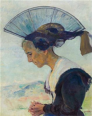 Appenzell Woman praying. 1929 by Carl August Liner - Auction record, sale price, and art valuation. Compare with similar artists and explore comparable artworks.