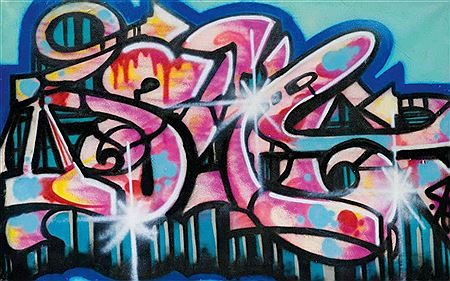 Sample artwork by Delta 2 (Born 1965), known for painting - View similar artists and auction records