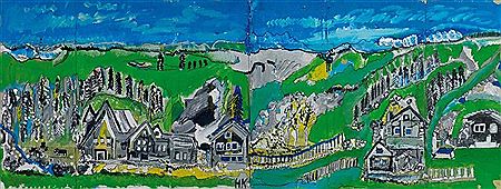 Large landscape, Appenzell panorama