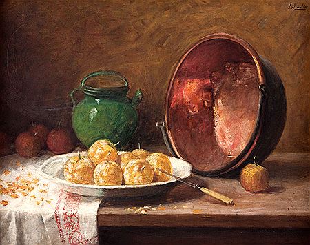 Composição com tacho, frutas e chaleira verde by Pedro Alexandrino - Auction record, sale price, and art valuation. Compare with similar artists and explore comparable artworks.