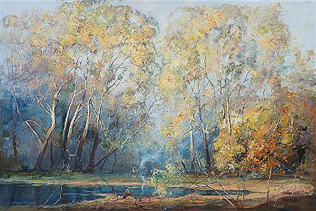 Sample artwork by Sydney Mather (Born 1944), known for painting - View similar artists and auction records
