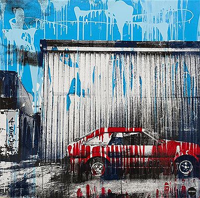 Red Toyota 2015 by Nick Morris - Auction record, sale price, and art valuation. Compare with similar artists and explore comparable artworks.