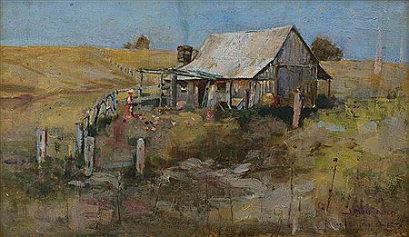 The Bullock Driver's Home by James Muir Auld - Auction record, sale price, and art valuation. Compare with similar artists and explore comparable artworks.