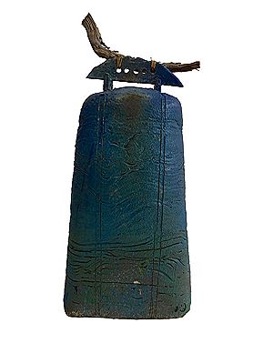 Coiled vessel with twig handle
