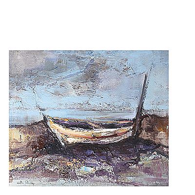Barca varada by Christina Penades - Auction record, sale price, and art valuation. Compare with similar artists and explore comparable artworks.
