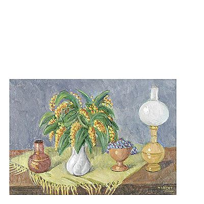 Bodegón by Merce Malet - Auction record, sale price, and art valuation. Compare with similar artists and explore comparable artworks.