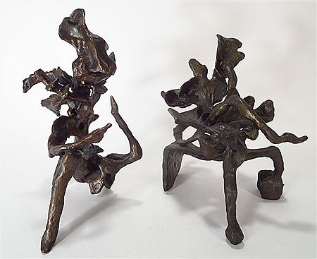 Abstract Seated Figures