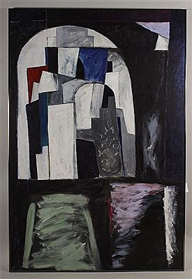Sample artwork by Sergio Fingerman (20th Century), known for painting - View similar artists and auction records