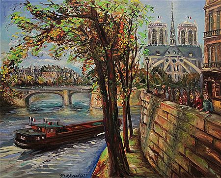 Notre-Dame de Paris, vue de l'Ile Saint-Louis