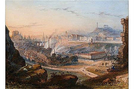 EDINBURGH, FROM ST. MARY'S CHAPEL by John Chessel Buckler - Auction record, sale price, and art valuation. Compare with similar artists and explore comparable artworks.