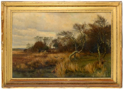 AUTUMN DAY ON A DORSET HEATH