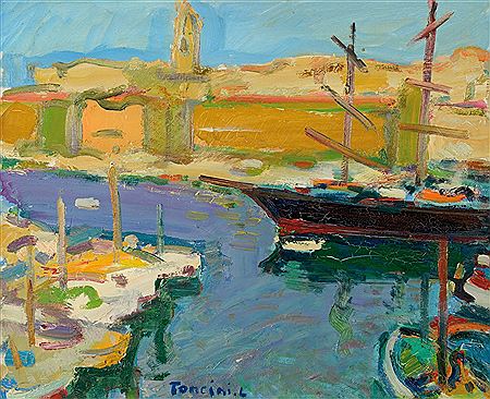 The Old Port of Marseille by Louis Toncini - Auction record, sale price, and art valuation. Compare with similar artists and explore comparable artworks.