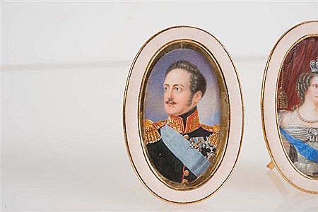 Portrait miniature de l’empereur Nicolas Ier