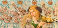 Blonde aux poissons