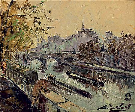 Paris, the Pont Neuf and the Ile de la Cité