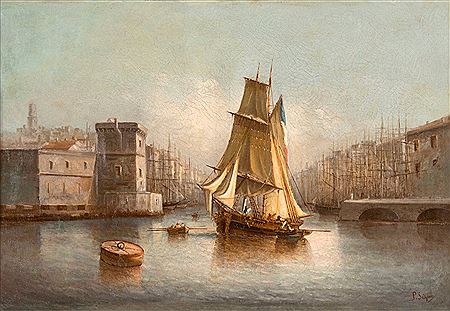 L’entrée du port de Marseille by Paul Seignon - Auction record, sale price, and art valuation. Compare with similar artists and explore comparable artworks.