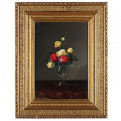 Still Life with Roses by Louis Guillaume - Auction record, sale price, and art valuation. Compare with similar artists and explore comparable artworks.