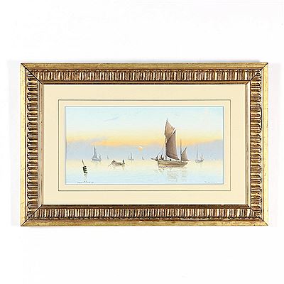 The Last Glow by J Maurice Hosking - Auction record, sale price, and art valuation. Compare with similar artists and explore comparable artworks.