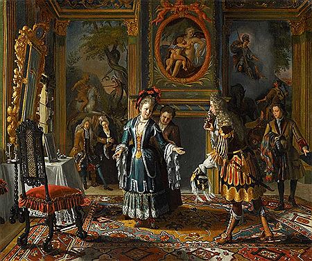 Sample artwork by Matthiys Naiveu (1647 - 1721/26), known for portrait, figure, genre painting - View similar artists and auction records