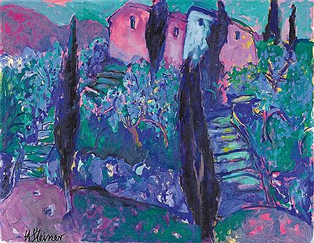 Sample artwork by Heinrich Steiner (1911 - 2009), known for painting; landscape - View similar artists and auction records