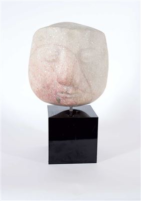 Moon Face Mask by Elford Bradley Cox - Auction record, sale price, and art valuation. Compare with similar artists and explore comparable artworks.