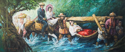 Hamaka by Angel Cacnio - Auction record, sale price, and art valuation. Compare with similar artists and explore comparable artworks.