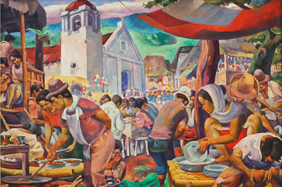 "Untitled, (Pista ng Angono, The Fiesta of Angono)"