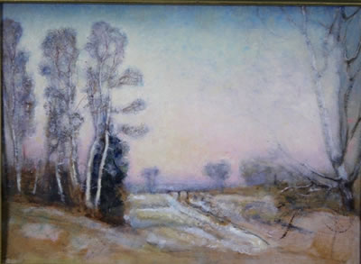 The first snow by Robert Woodbury - Auction record, sale price, and art valuation. Compare with similar artists and explore comparable artworks.