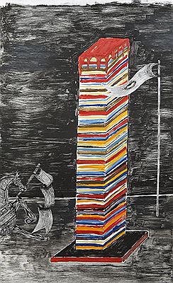 UNTITLED (HORSE + MONUMENT), 2009