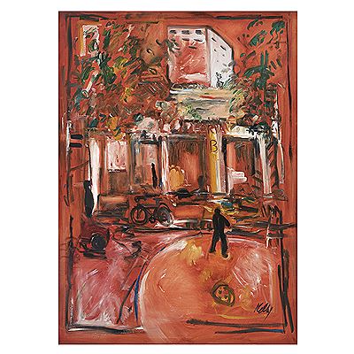 Sample artwork by Philip Kelly (1950 - 2010), known for painting - View similar artists and auction records