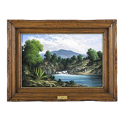 Paisaje con arroyo by Ramon Cruz - Auction record, sale price, and art valuation. Compare with similar artists and explore comparable artworks.