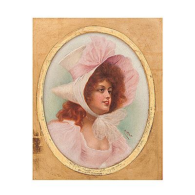 RETRATO DE MUJER PARISINA.