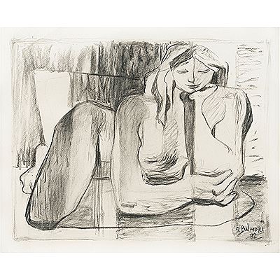 Mujer pensativa